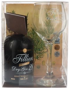 Filliers Dry Gin 28 Cadeaupakket met Glas