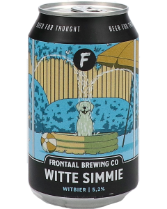 Frontaal Witte Simmie Witbier