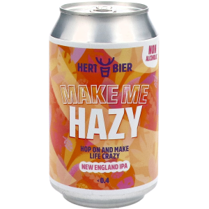 Hert Bier Make Me Hazy New England IPA Non Alcoholic