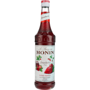 Monin Aardbei / Fraise / Strawberry Siroop (Verkleurd Etiket)