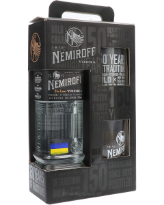 Nemiroff De Luxe Vodka Cadeaupakket
