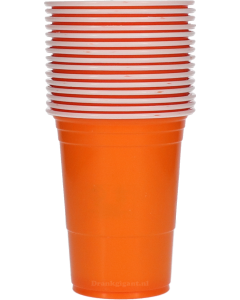 Orange Cups 15 Stuks