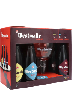 Westmalle Cadeaupakket 6 Fles met Bokaal