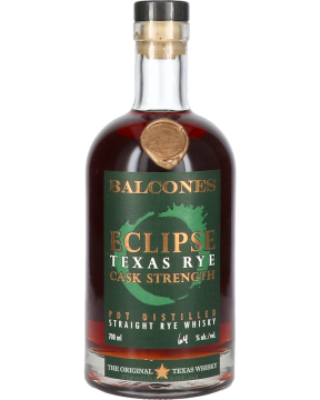 Balcones Eclipse Texas Rye Cask Strength