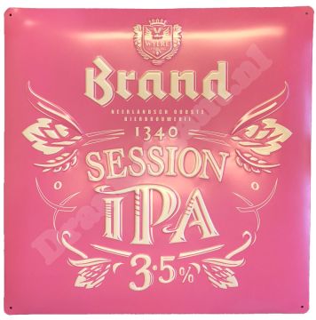 Brand Session IPA Wandplaat OP=OP