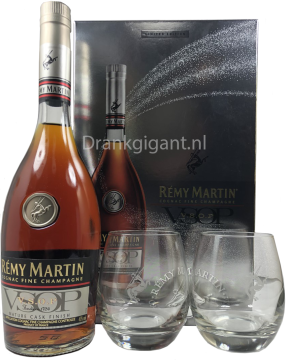 Rémy Martin geschenkbox + 2 glazen