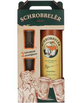 Schrobbeler Cadeaupakket + Shotglazen