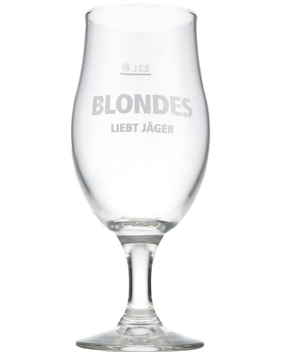 Blondes Liebt Jager Voetglas