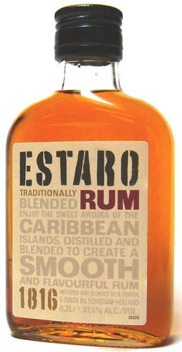 Estaro Rum Dark zakflacon