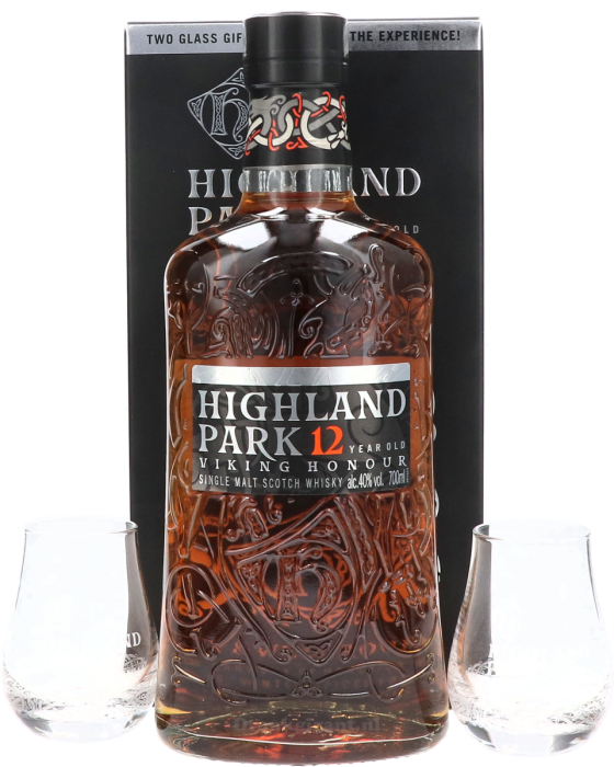 Highland Park 12 Year Cadeaupakket met Glazen