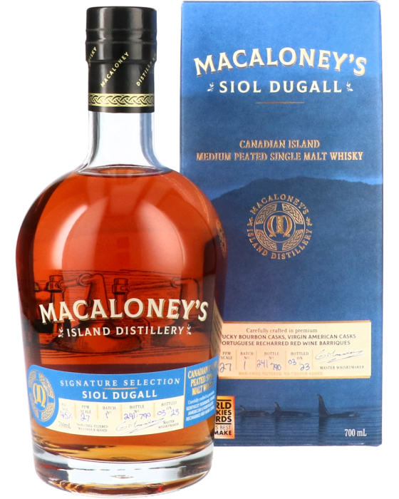 Macaloneys Siol Dugall Medium Peated SIngle Malt