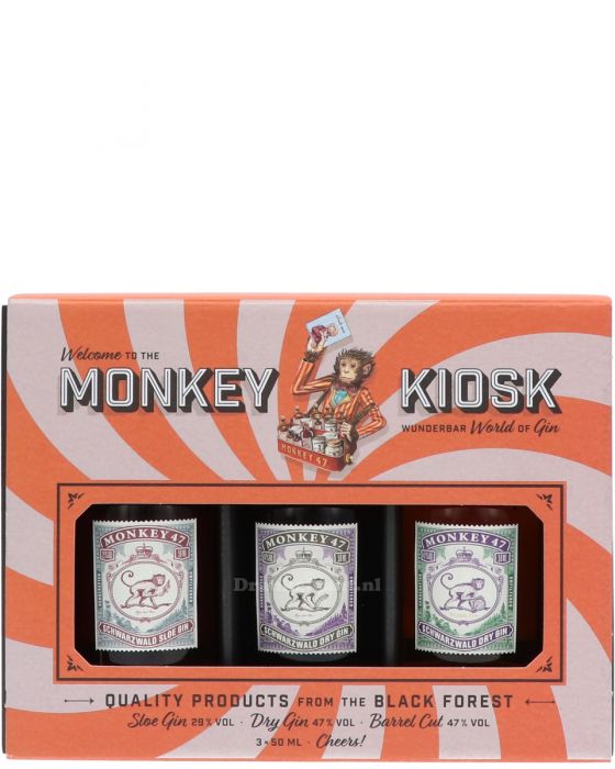 Monkey 47 Gin Kiosk Miniset 3x5