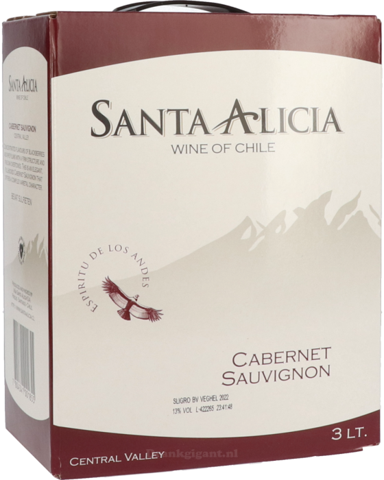 Santa Alicia Cabernet Sauvignon Wijn In Doos