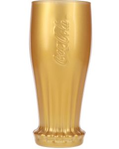Coca Cola Glas Sequin Gold