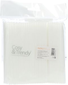 Cosy & Trendy Biologisch Afbreekbare Rietjes 14cm Wit 200st