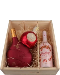 Fruitige Roze Likeuren Set Valentijnsbox