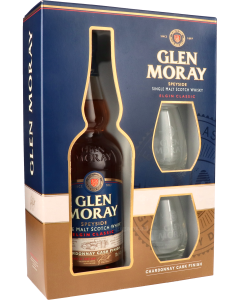 Glen Moray Chardonnay Cask + 2 Glazen