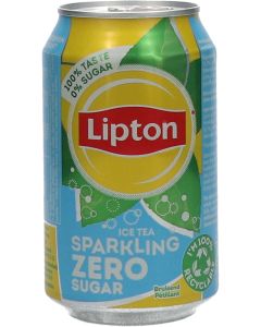 Lipton Original Sparkling Ice Tea Zero Sugar Blik