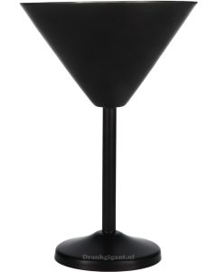 Martini Glas RVS Zwart