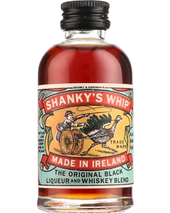 Shankys Whip Original Black Whiskey Liqueur Mini