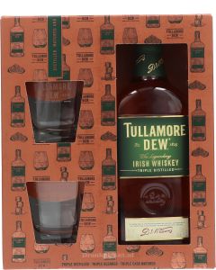 Tullamore Dew Giftpack met Glazen